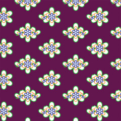 Vibrant seamless abstract pattern with overlapping colorful shapes. Perfect for modern textiles, wallpapers, branding and packaging.