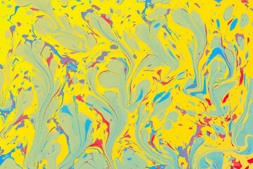 Abstract Ebru Marbling Texture Background