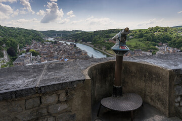 Cityscape of the historic town of Dinant.