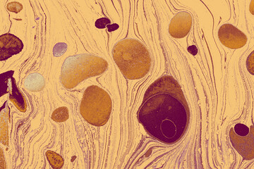 Abstract Ebru Marbling Texture Background