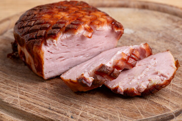 baked bavarian leberkaese