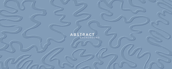 Abstract blue hand drawn brush strokes. Brush stroke and texture. Abstract ink brush stroke background. Minimalist background for banner, poster, cover, brochure, flyer, website