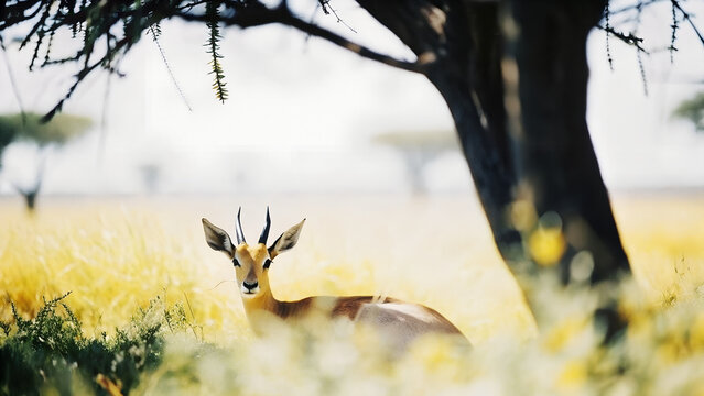 Steenbok in Quiet Shade