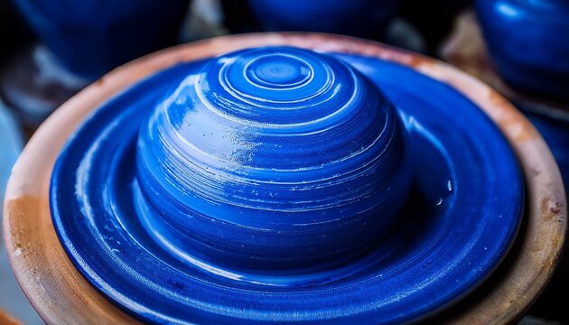 blue horizons unveiling the potential cobalt infused pottery in its infancy awaiting the kiln s kiss