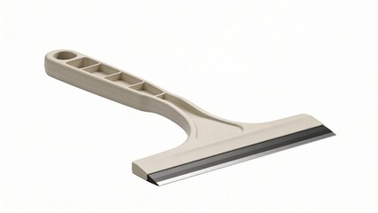 Window squeegee tool with plastic handle for glass cleaning