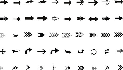  Black vector arrows collection. Arrow. Cursor. Arrow vector icon. Modern simple arrows.Vector. Arrows set.