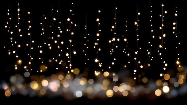 Festlicher Lichterglanz und Bokeh &ndash; eleganter Weihnachts- und Feiertagshintergrund