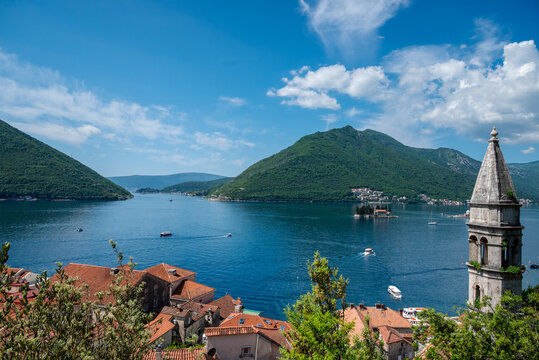 Sea view from Perast, Montenegro