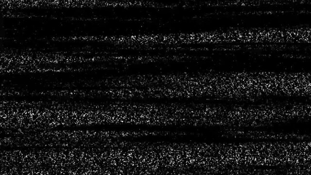 Black and White Static Noise Lines Texture television . tv screen noise glitch effect Television static noise, no signal old vintage TV.
