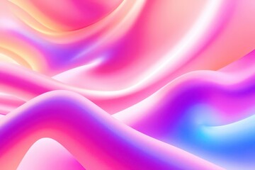 Fototapeta premium A colorful, flowing wave of pink, blue, and purple