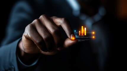 Business insights analyzing data with digital graphs corporate office infographic display professional environment close-up view data visualization concepts