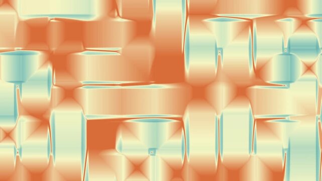 Abstract pattern with orange yellow and light blue hues, great for backgrounds, branding, and contemporary design projects needing vibrant colors.