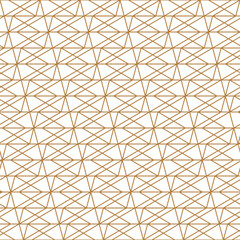 Simple grid in minimal linear style. Simple geometrical pattern with polygonal figure.