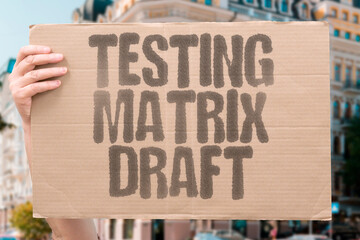"Testing Matrix Draft" A simple matrix for what to test next. TESTING. MATRIX. PRIORITIES. CREATIVE. LEARNINGS.