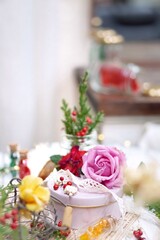 christmas table setting