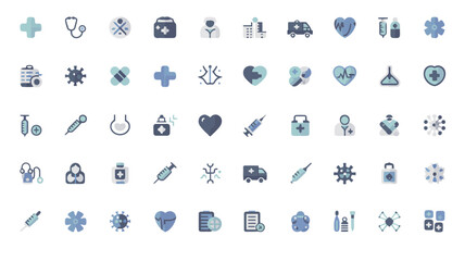 set of Medical UI Icons