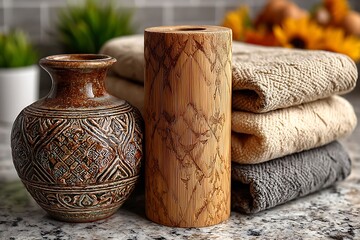 Bamboo fiber kitchen towels for eco cleaning high resolution picture