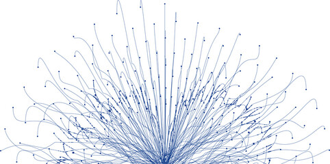 Obraz premium AI artificial intelligence network for data information concept.