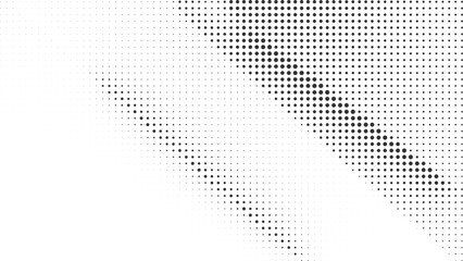 Diagonal halftone dot gradient background for modern posters, digital layouts, abstract branding, graphic design vector illustration