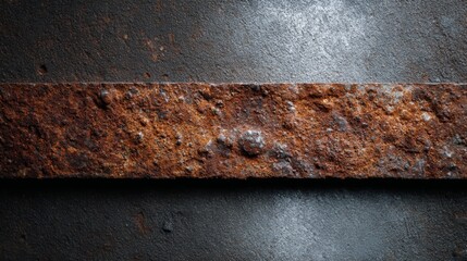 Rusted Metal Surface with Textured Background