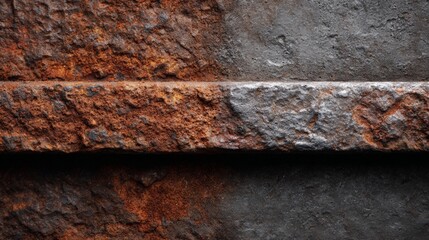 Rusty Metal Texture on Industrial Surface