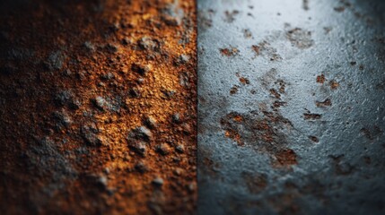 Rusty Metal Texture Close-Up for Industrial Design