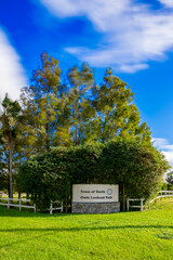 Town of Davie Owls Lookout Park street sign