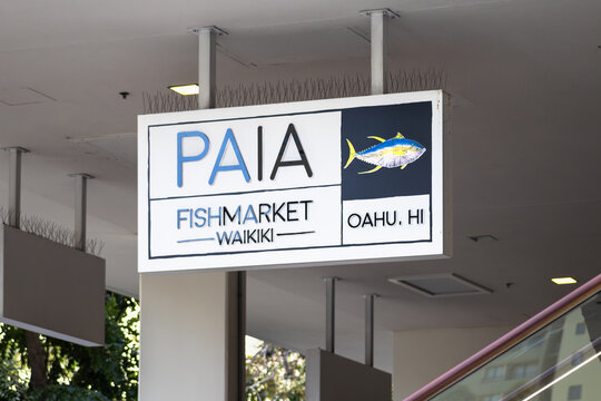 Paia Fish Market Waikiki is a popular, casual seafood restaurant in Hawaii known for serving incredibly fresh, locally-sourced fish in generous portions at fair prices. Image taken February 28, 2024