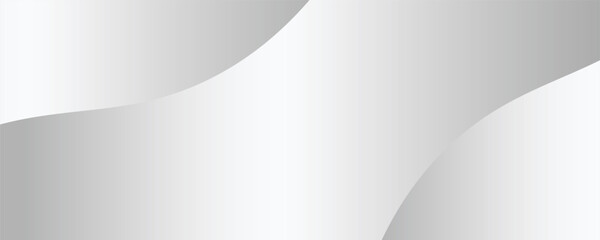 White and gray curve vector background for corporate concept, template, poster, brochure, website, flyer design. Vector illustration