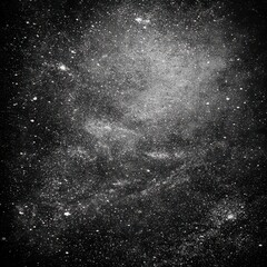 Obraz premium Dense Cluster of White Glittering Particles Against Black Backdrop Night Sky Stars Abstract Pattern Sparkle Festive Decoration Shimmer Background