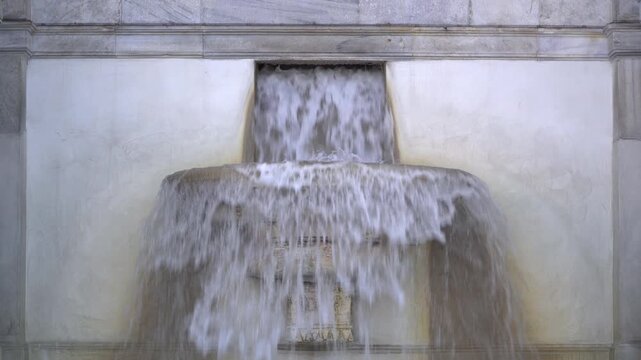 Fountain of Acqua Paola located on the Janiculum Hill in Rome, Italy