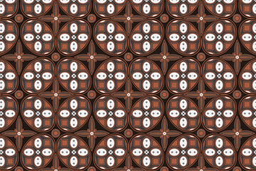 Fototapeta premium Classic Batik with various motifs, inspiration for Indonesian batik motifs for printing purposes