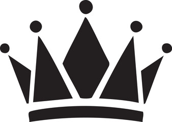 Crown icons set featuring a 3d vector illustration of a king symbol and triangle pyramid design for business art