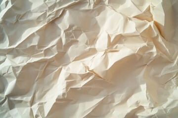 Crumpled paper texture with natural wrinkles.