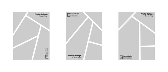 Vertical Comic Style Photo Panel Layout in 3:4 Aspect Ratio