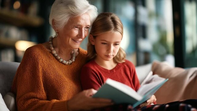 Elderly mentor providing guidance to young student on sofa faceless discussion wisdom sharing concept attentive learning quiet study environment professional mentorship