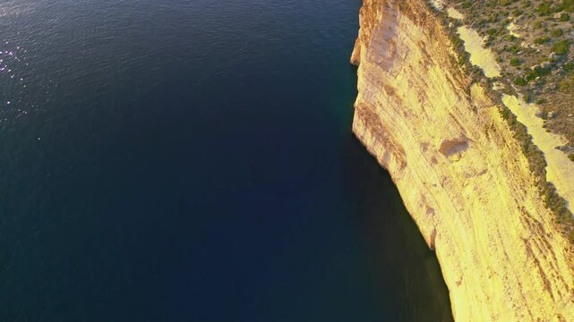 Dingli Cliffs, Malta, drone aerial photography,