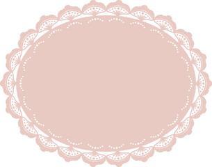 Doily Frame Ornamental Border
