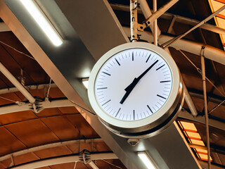 Train station clock. City clock.