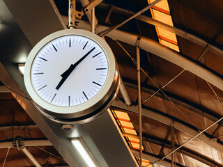 Train station clock. City clock.