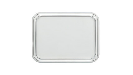 Rectangular Window Frame Isolated on White Background