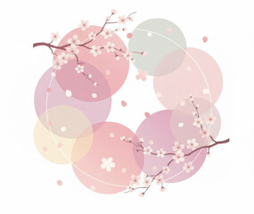 桜の花のイラスト