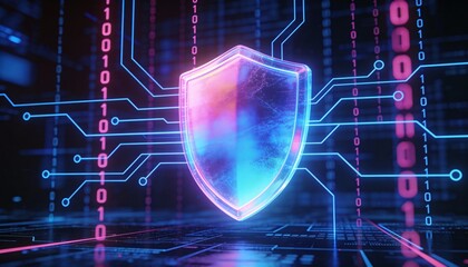 Cyber ​​security and data protection, internet network security, protect business and financial transaction data from cyber attack, user private data security encryption. Generative AI