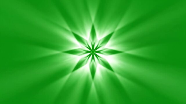 Spectral Light Bloom with abstract spotlight pattern rotating seamlessly effect green screen spotlight reveal style featuring light