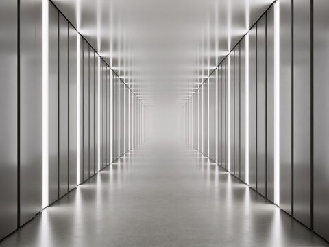 Vertical Metal Rhythm Corridor