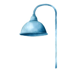 Cute minimalistic simple watercolor painting of a shower nursery watercolor style clean shapes handpainted texture isolated on white background