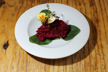 chef preparing gnocchi by hand in the traditional way