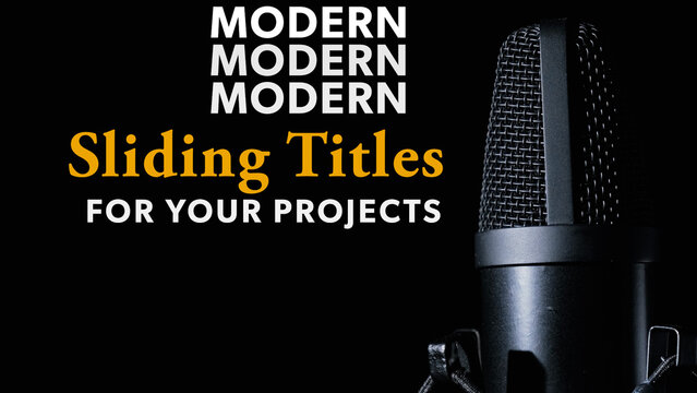 Kinetic Podcast Style Text Overlay Titles 1