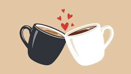 Romantic Coffee Break for a Couple