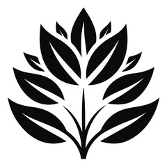 Minimalist black and white graphic icon representing a pie chart.